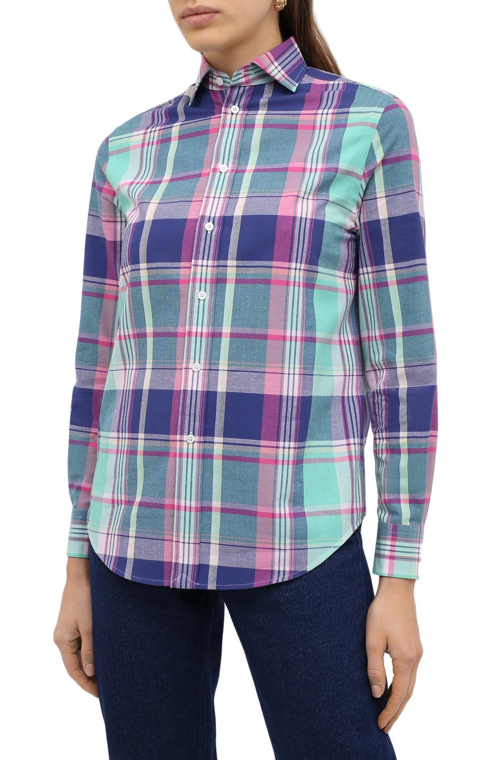 Хлопковая рубашка RALPH LAUREN, арт. 290797831, фото 3