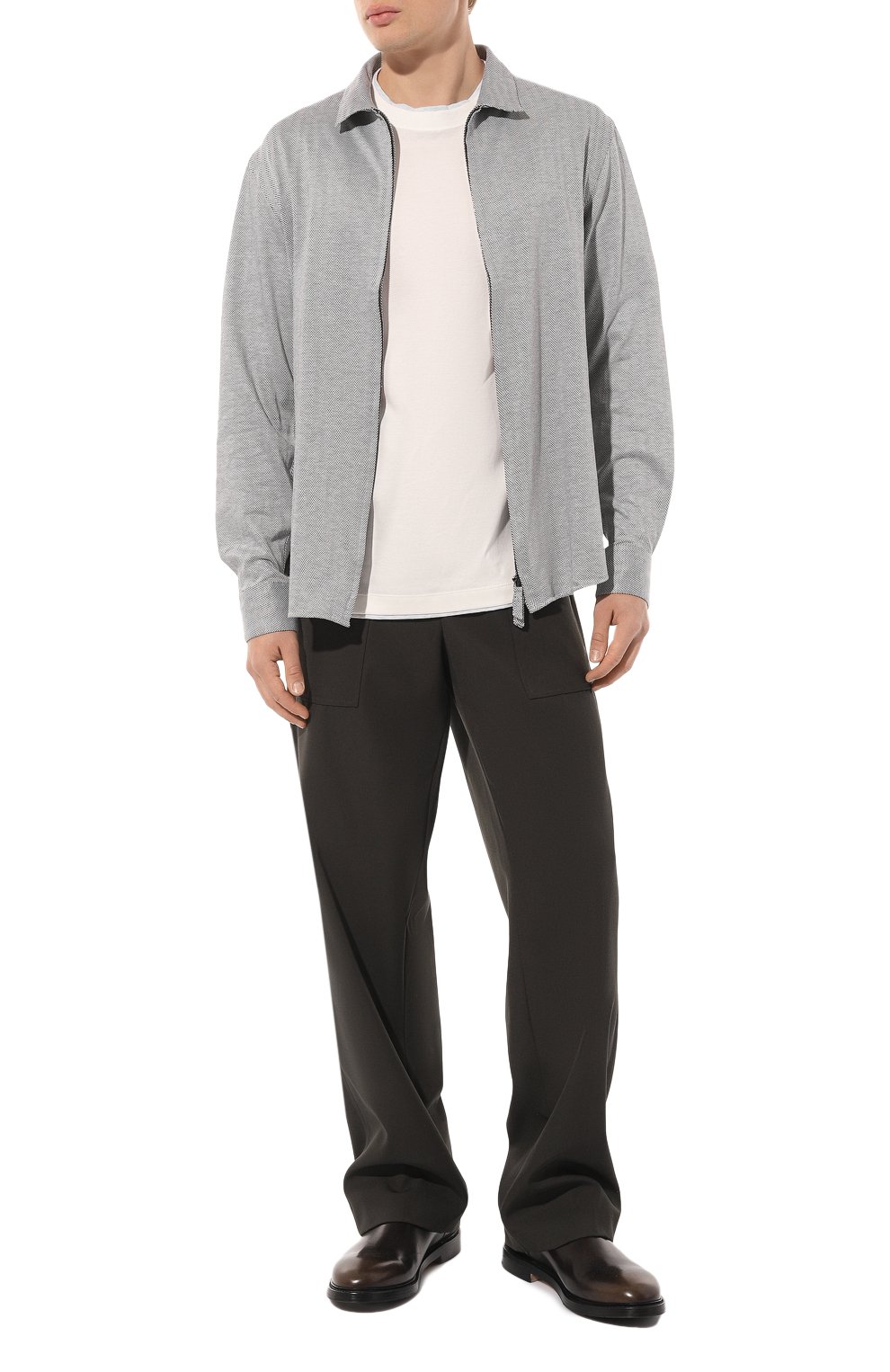 Хлопковая футболка BRUNELLO CUCINELLI, арт. M0T617427, фото 2