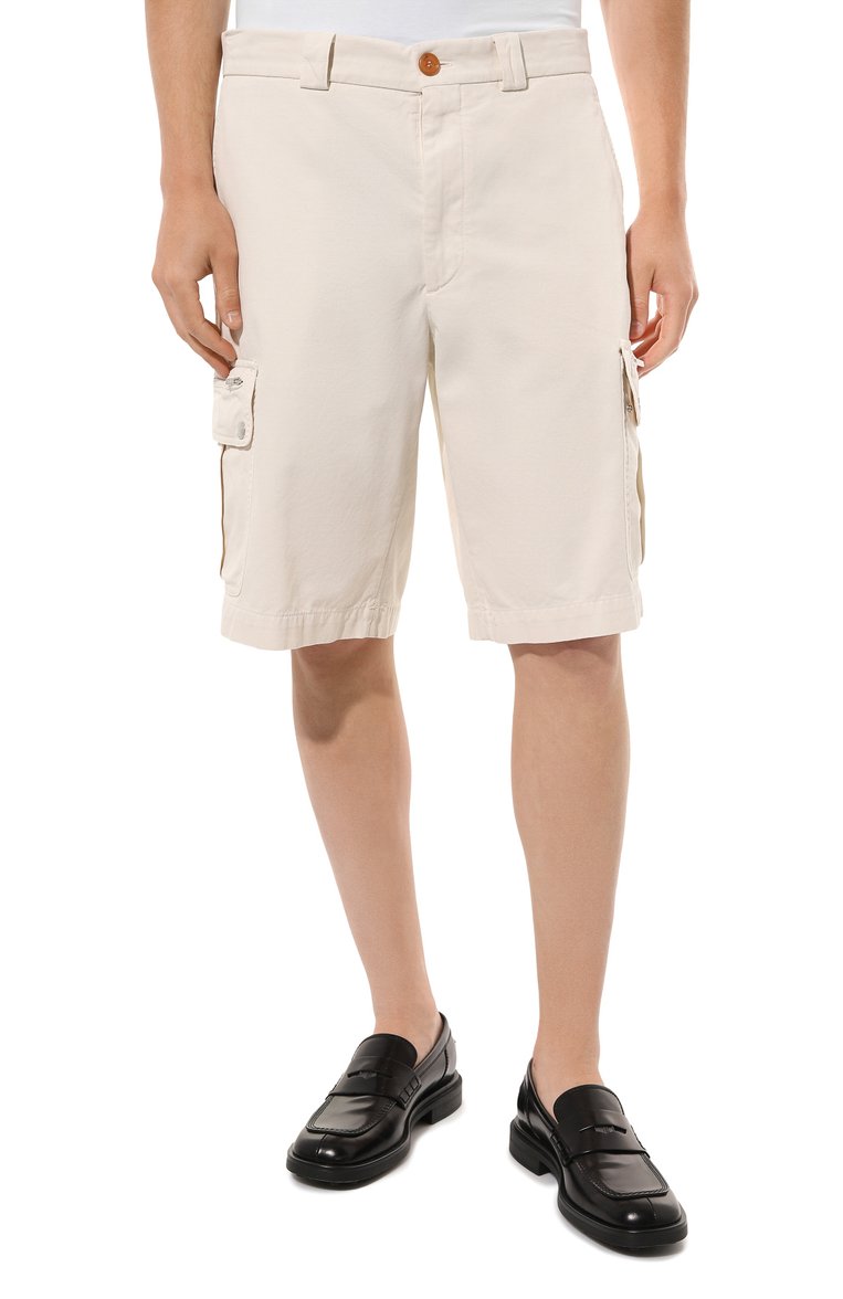 Хлопковые шорты BRUNELLO CUCINELLI, арт. M252DB6226, фото 3