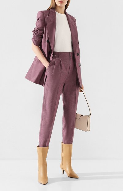 Жакет из смеси хлопка и льна ISABEL MARANT ETOILE розового цвета по цене 57550 руб., арт. VE1189-20P011E/LINYA, фото 2 Жакет из смеси хлопка и льна ISABEL MARANT ETOILE, арт. VE1189-20P011E/LINYA, фото 2