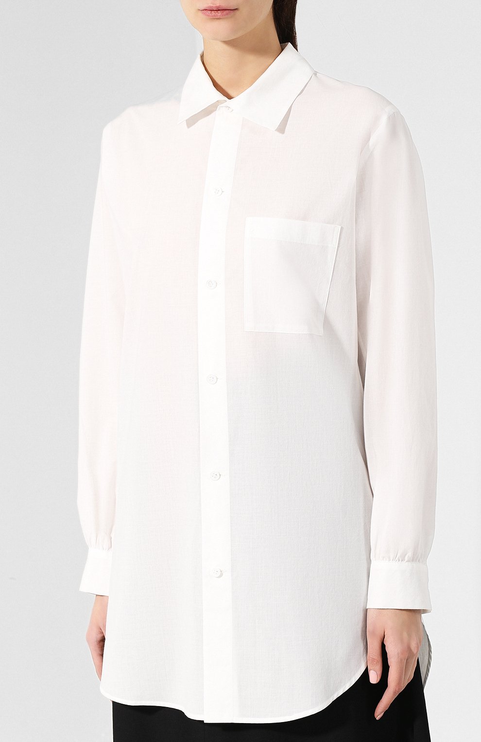 Хлопковая рубашка YOHJI YAMAMOTO, арт. YZ-B05-030, фото 3
