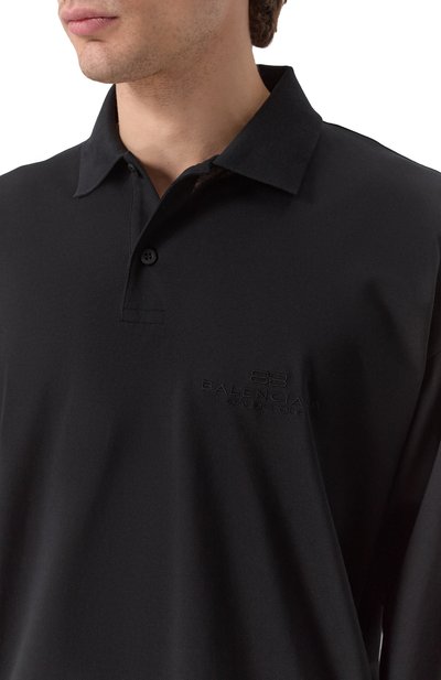 Хлопковое поло garde-robe BALENCIAGA, арт. 806144/TRVW4, фото 5