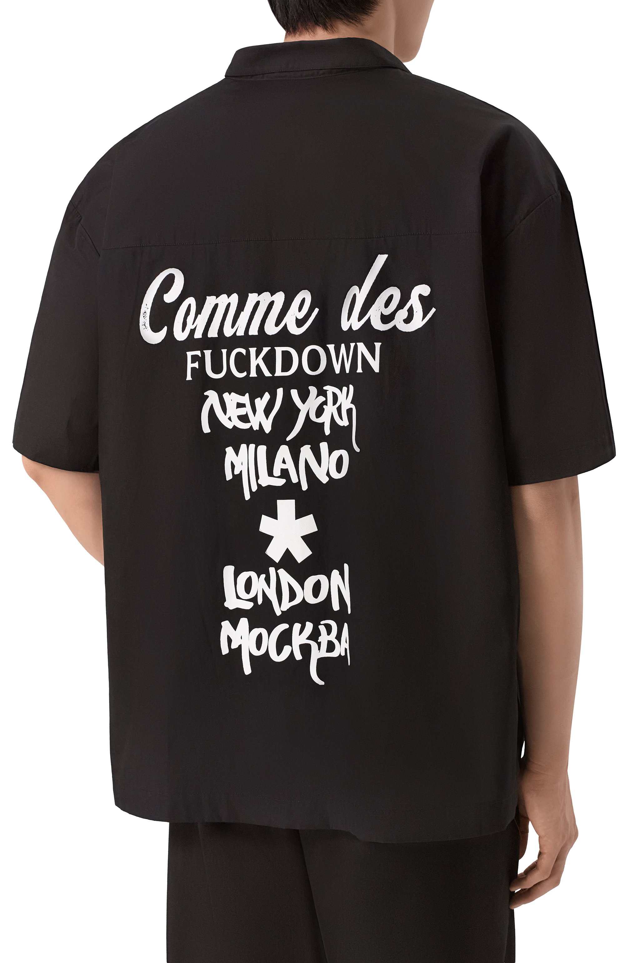 Хлопковая рубашка COMME DES FUCKDOWN, арт. CFABM01931, фото 4