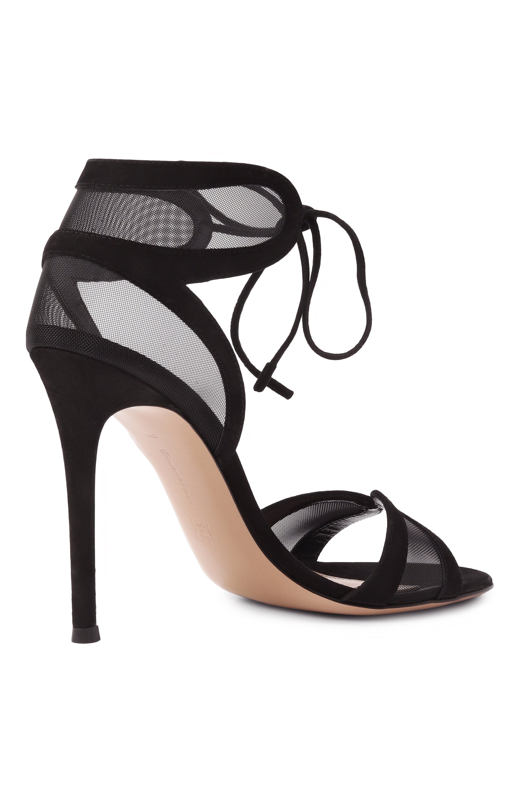 Текстильные босоножки falene 105 GIANVITO ROSSI, арт. G61784.15RIC.XARNENE, фото 5