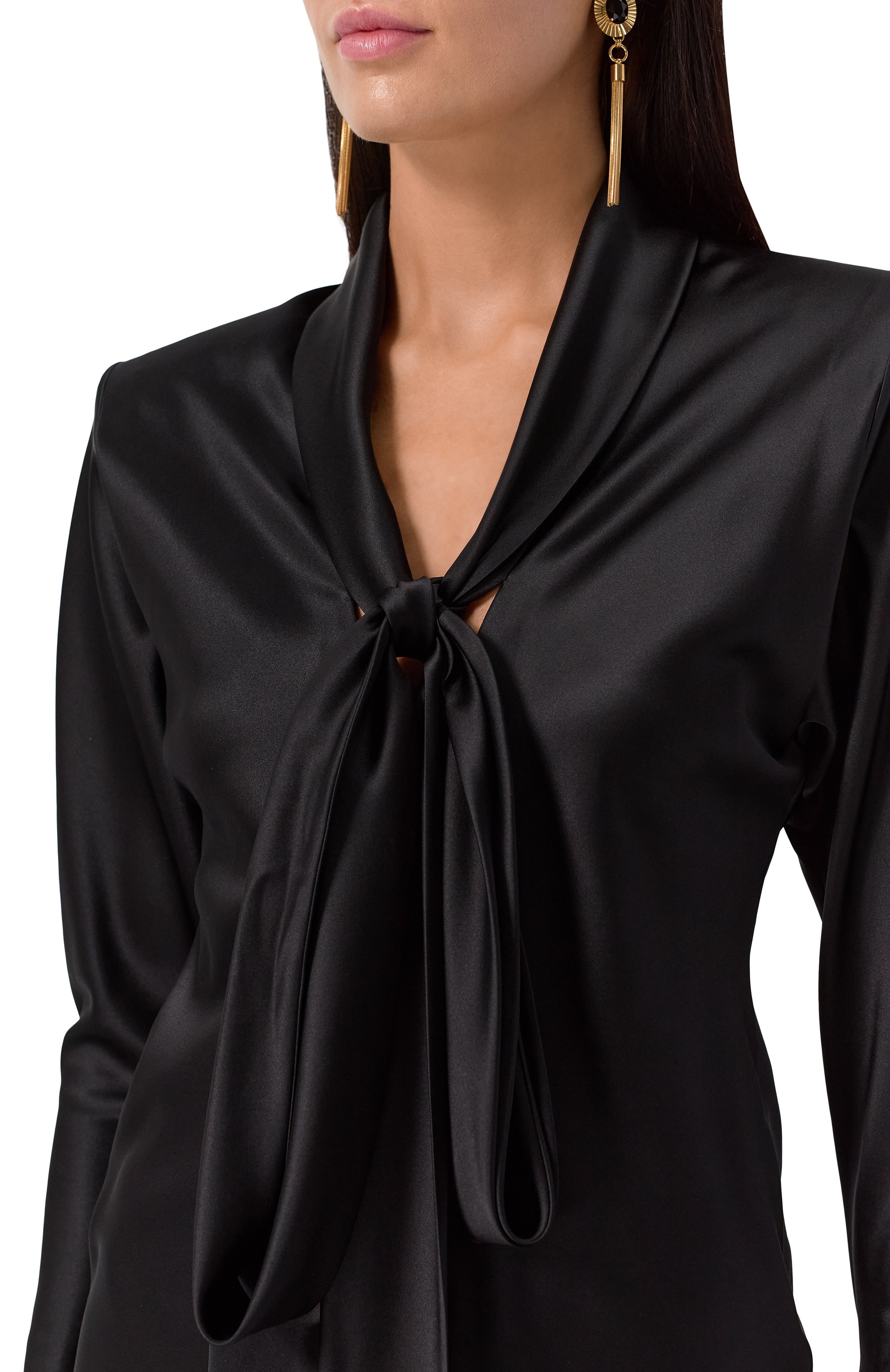 Атласная блузка GOOROO, арт. BL019-2001-900-SS25, фото 5