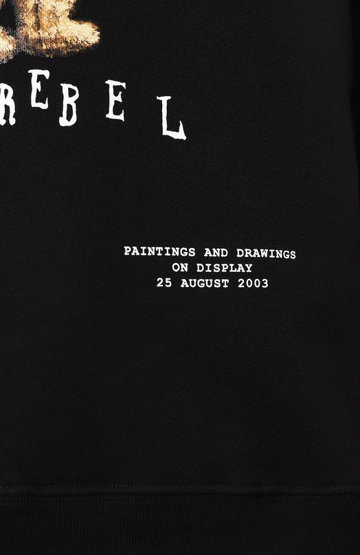 Хлопковый свитшот DOMREBEL SNAPSH0T/SWEATSHIRT Чёрный  SNAPSH0T/SWEATSHIRT Фото 5