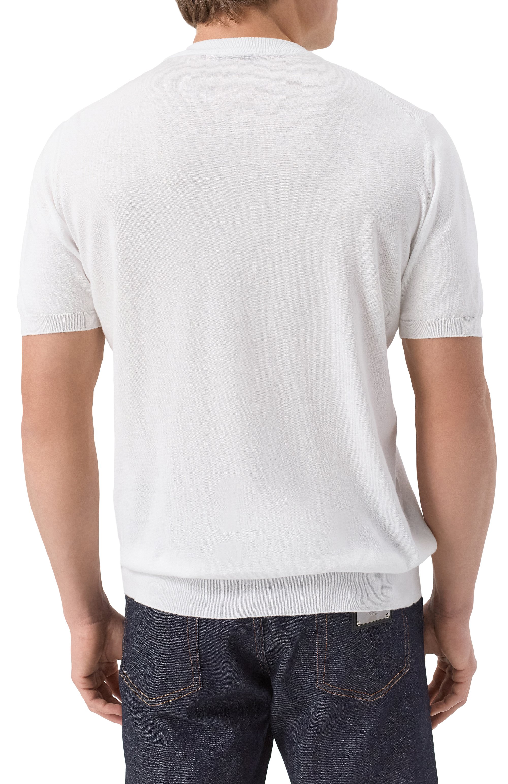 Хлопковый джемпер KITON, арт. UMKXX3740C, фото 4