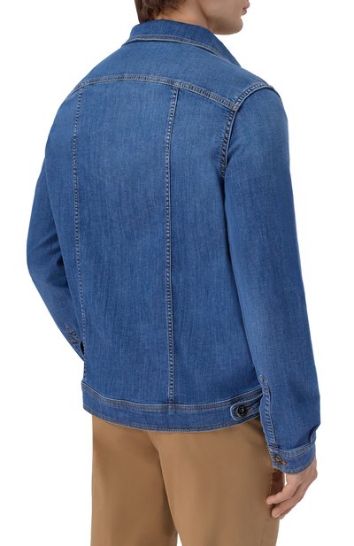 Джинсовая куртка ANDREA CAMPAGNA, арт. J-SR BLUE USED/DUCKY SPACE BLUE, фото 4