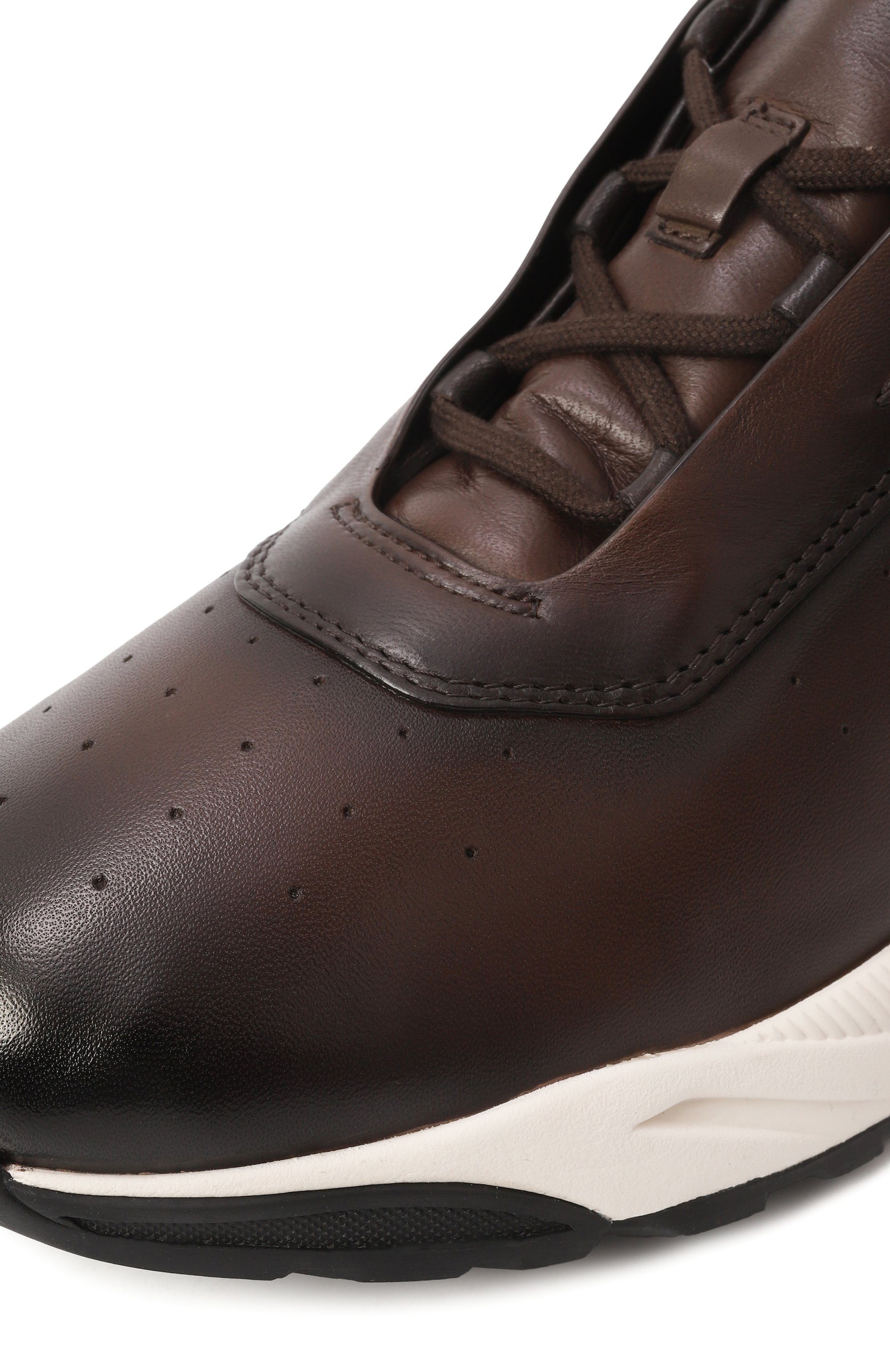 Кожаные кроссовки innova SANTONI, арт. MBIG22027BINTG0N, фото 7