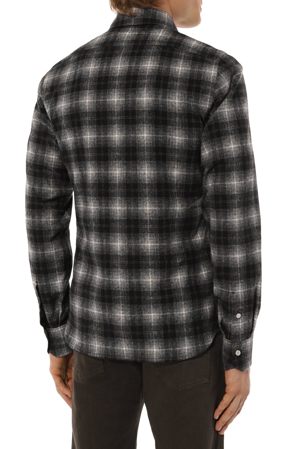 Хлопковая рубашка KITON, арт. UCWMH0903403, фото 4