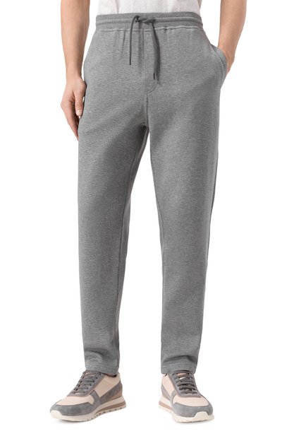 Брюки из хлопка и кашемира BRUNELLO CUCINELLI, арт. MM8313243G, фото 3