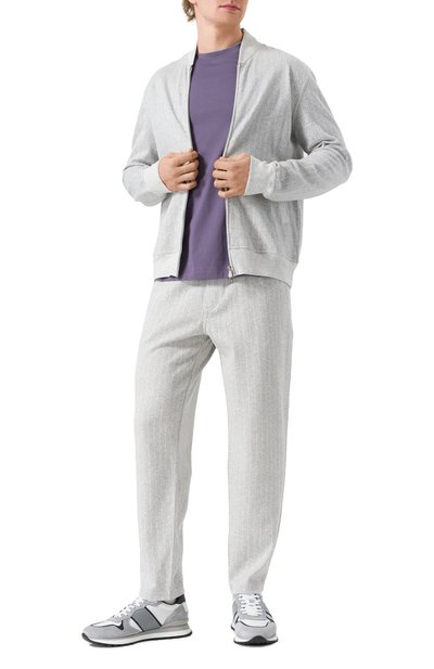 Мужской толстовка из хлопка и кашемира BRUNELLO CUCINELLI, арт. MM8339072G