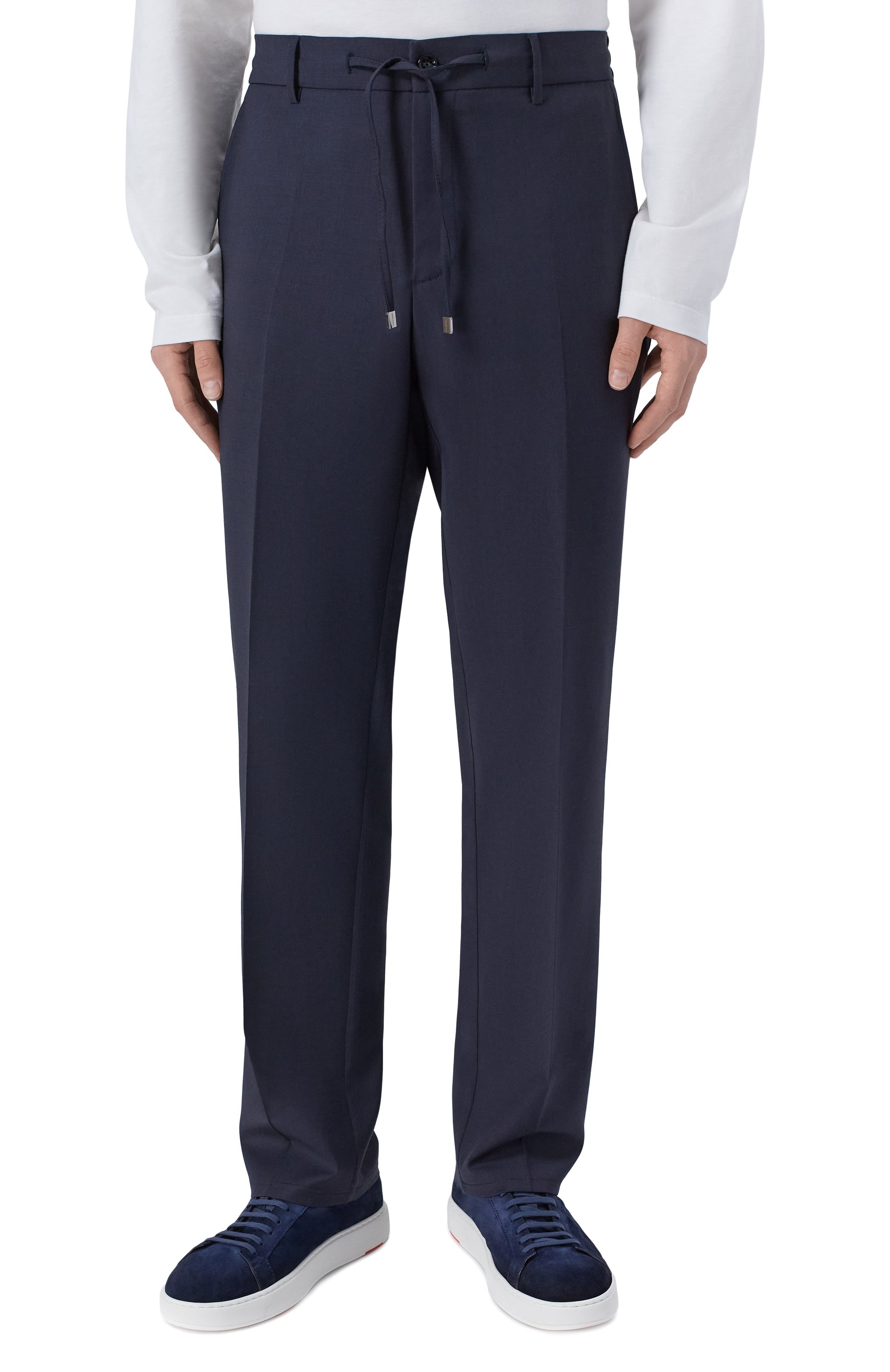 Брюки BERWICH темно-синего цвета по цене 31250 руб., арт. SPIAGGIA 20/P01383X, фото 3 Брюки BERWICH, арт. SPIAGGIA 20/P01383X, фото 3