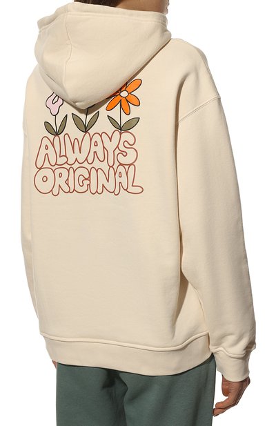 Хлопковое худи ADIDAS ORIGINALS кремового цвета по цене 8960 руб., арт. HF2088, фото 4 Хлопковое худи ADIDAS ORIGINALS, арт. HF2088, фото 4