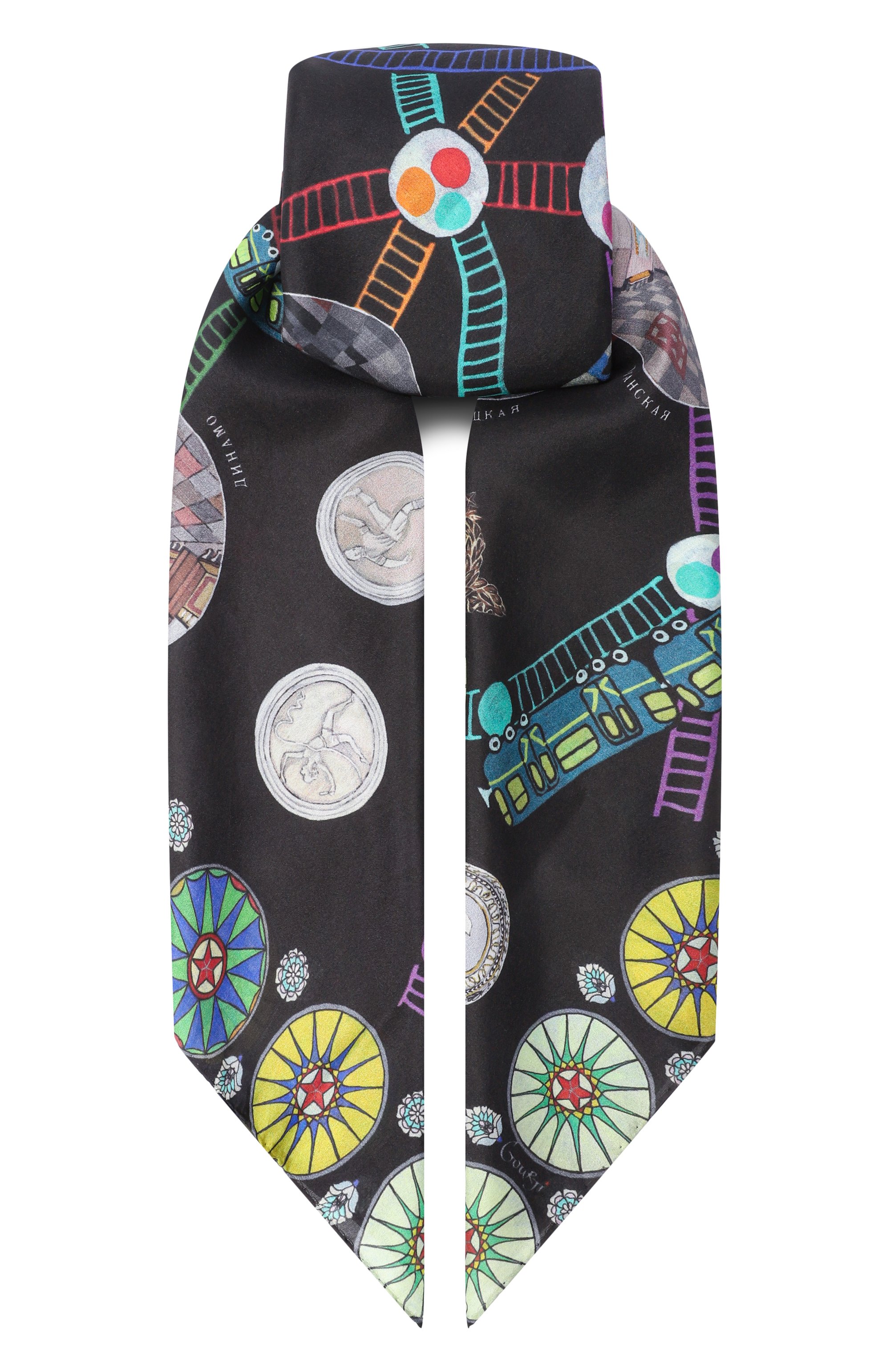 Шелковый платок метро GOURJI, арт. 91141537/315141172, фото 1