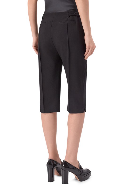 Шерстяные шорты Chloé CH26SPA15061 Чёрный  CH26SPA15061 Фото 4