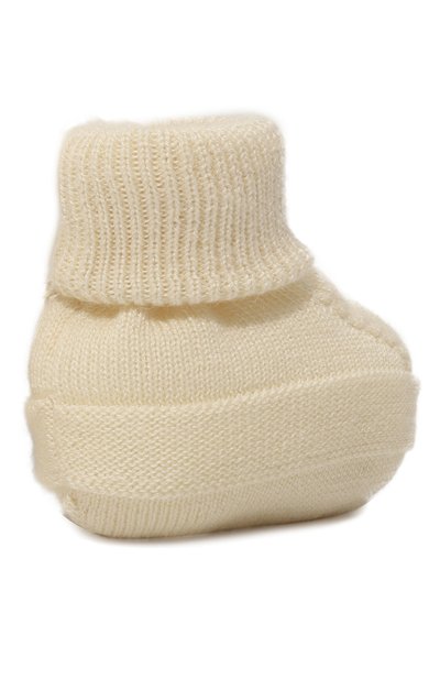 Пинетки из шелка и кашемира BABY T, арт. 24AIR893SA, фото 3