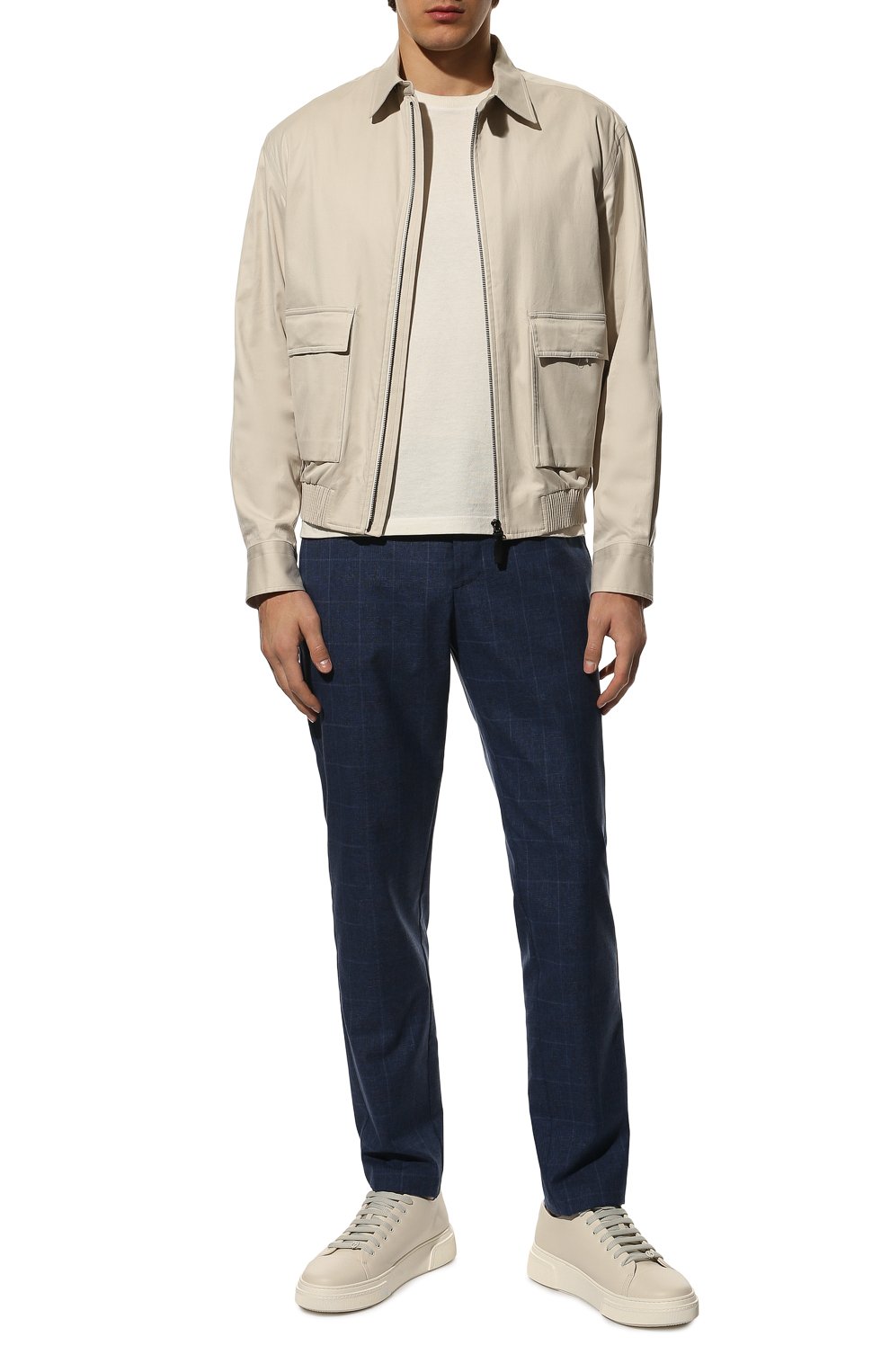 Брюки из шерсти и хлопка BERWICH, арт. SPIAGGIA/GB1339, фото 2