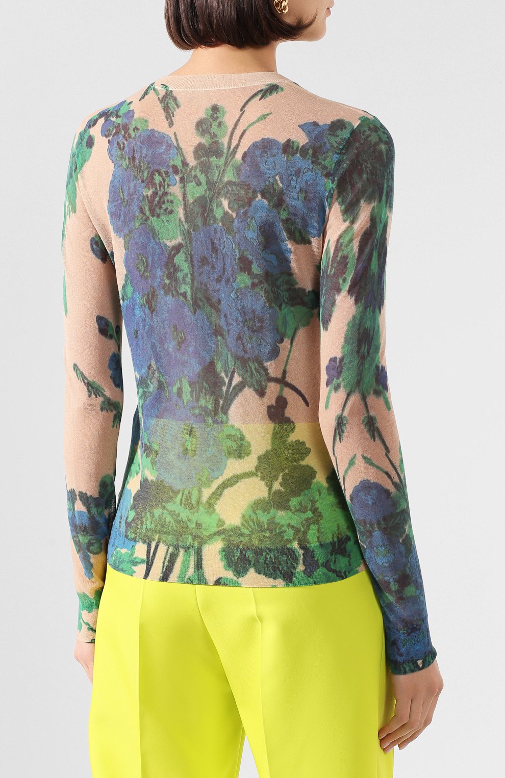 Хлопковый пуловер DRIES VAN NOTEN, арт. 201-11200-9710, фото 4