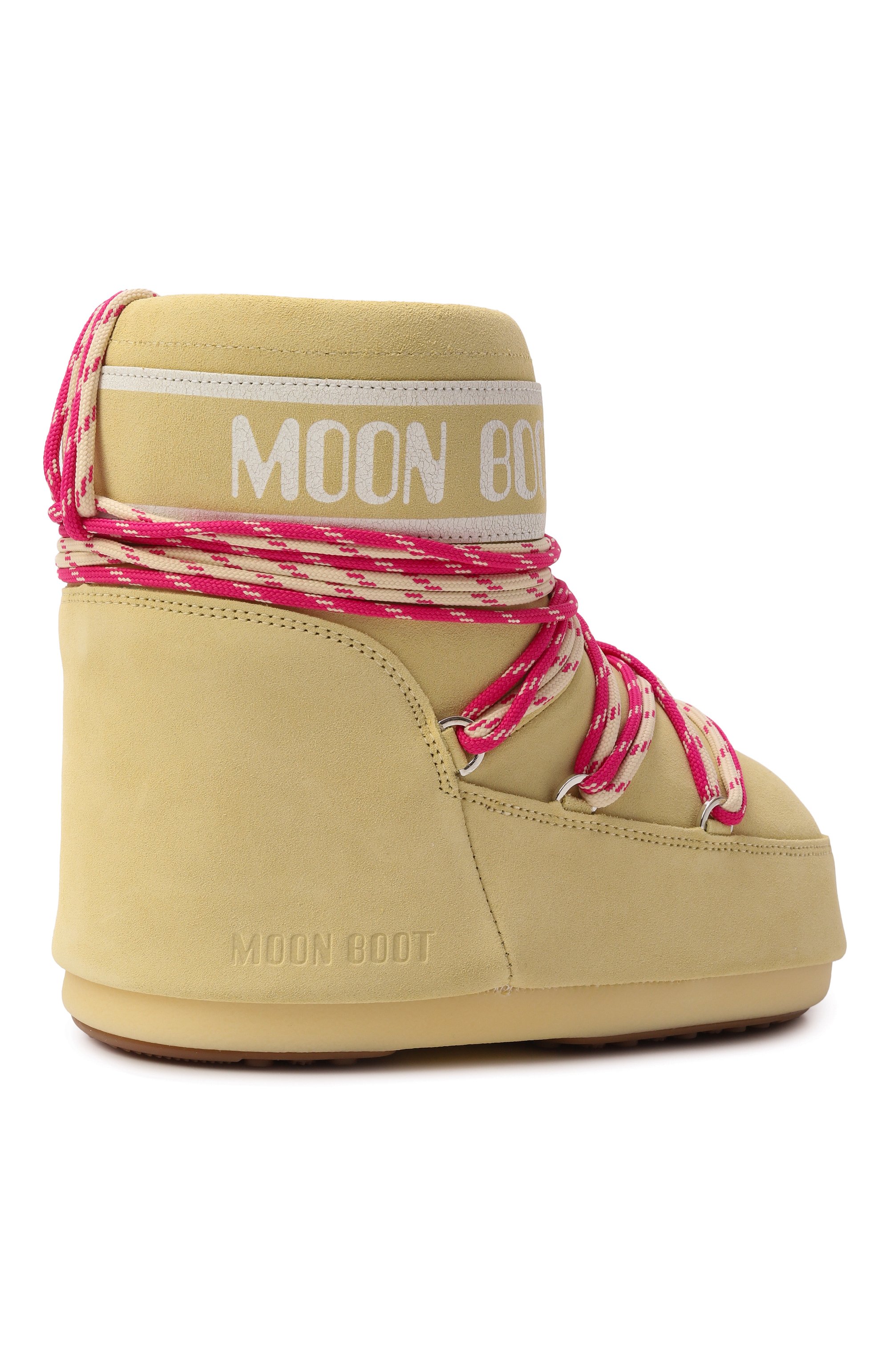 Замшевые полусапоги icon low MOON BOOT желтого цвета по цене 36300 руб., арт. 80D1409670, фото 5 Замшевые полусапоги icon low MOON BOOT, арт. 80D1409670, фото 5