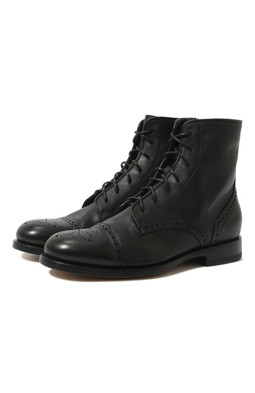 Кожаные ботинки Santoni