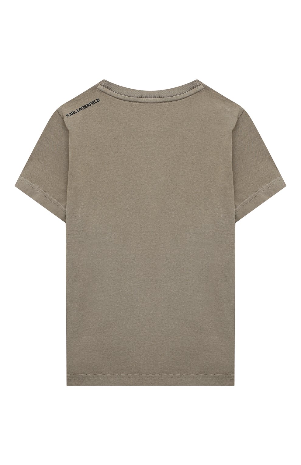 Хлопковая футболка KARL LAGERFELD KIDS, арт. Z25334, фото 2