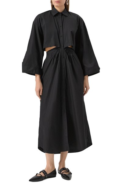 Хлопковое платье ISABEL BENENATO, арт. DW49RS25, фото 3