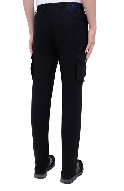 Шерстяные брюки-карго KITON, арт. UFPPCAK01T88, фото 4