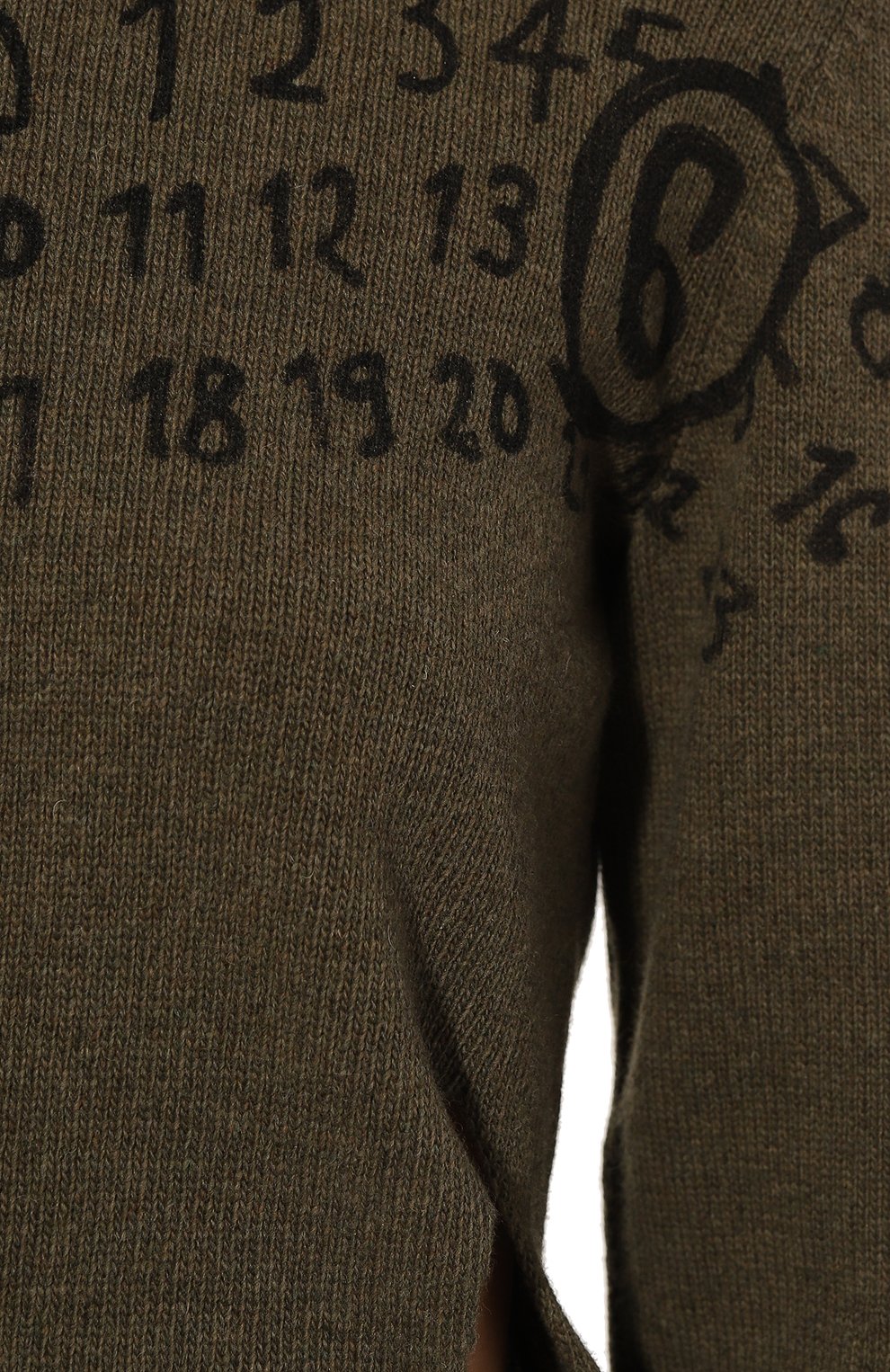 Шерстяной пуловер MM6, арт. S62NH0034/M13071, фото 5