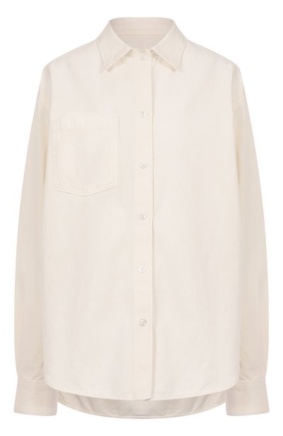 Женская рубашка из хлопка и льна 7 FOR ALL MANKIND, арт. 7U033X10LNI