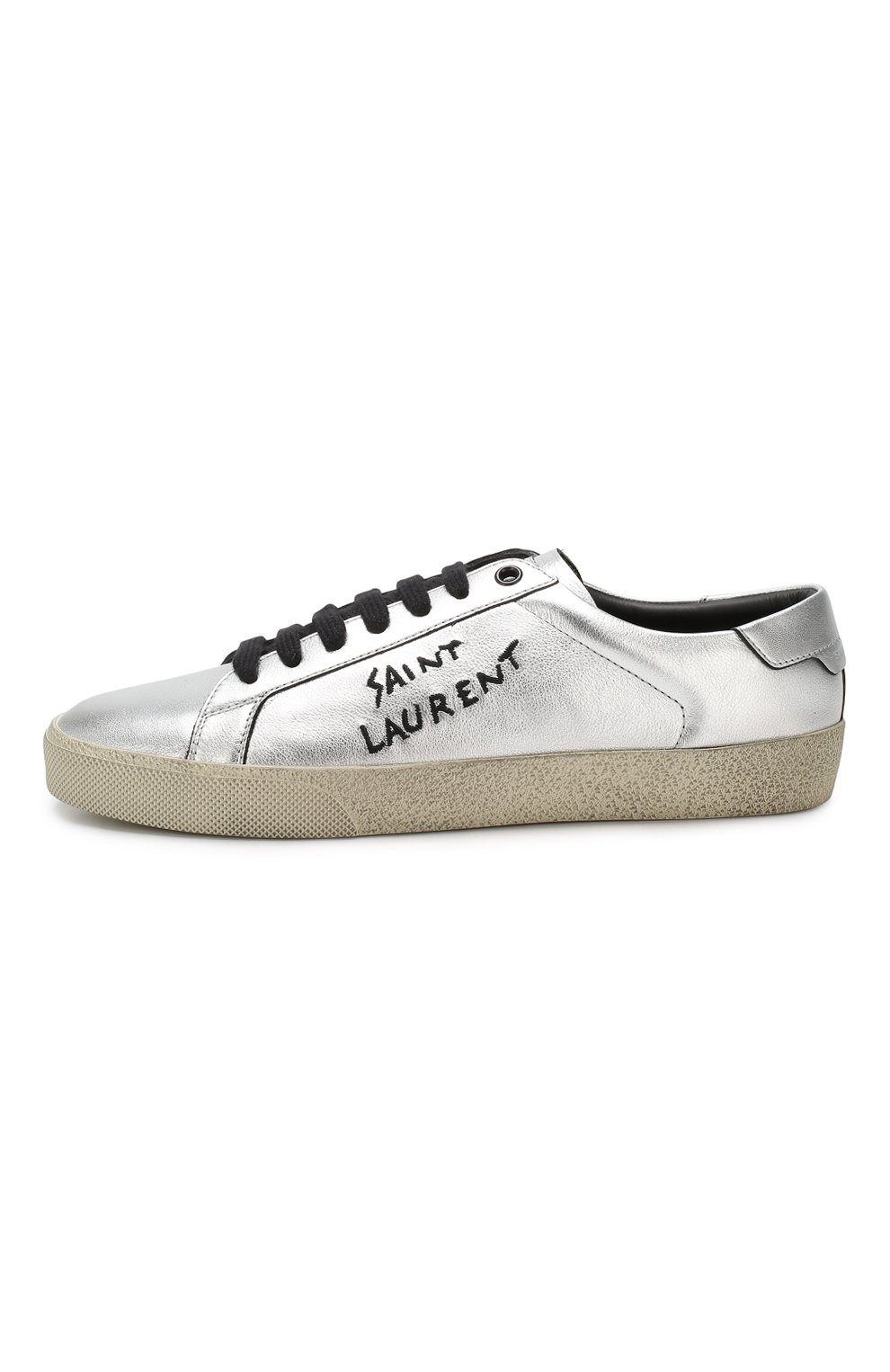 Кожаные кеды court classic SAINT LAURENT, арт. 587240/06S00, фото 3