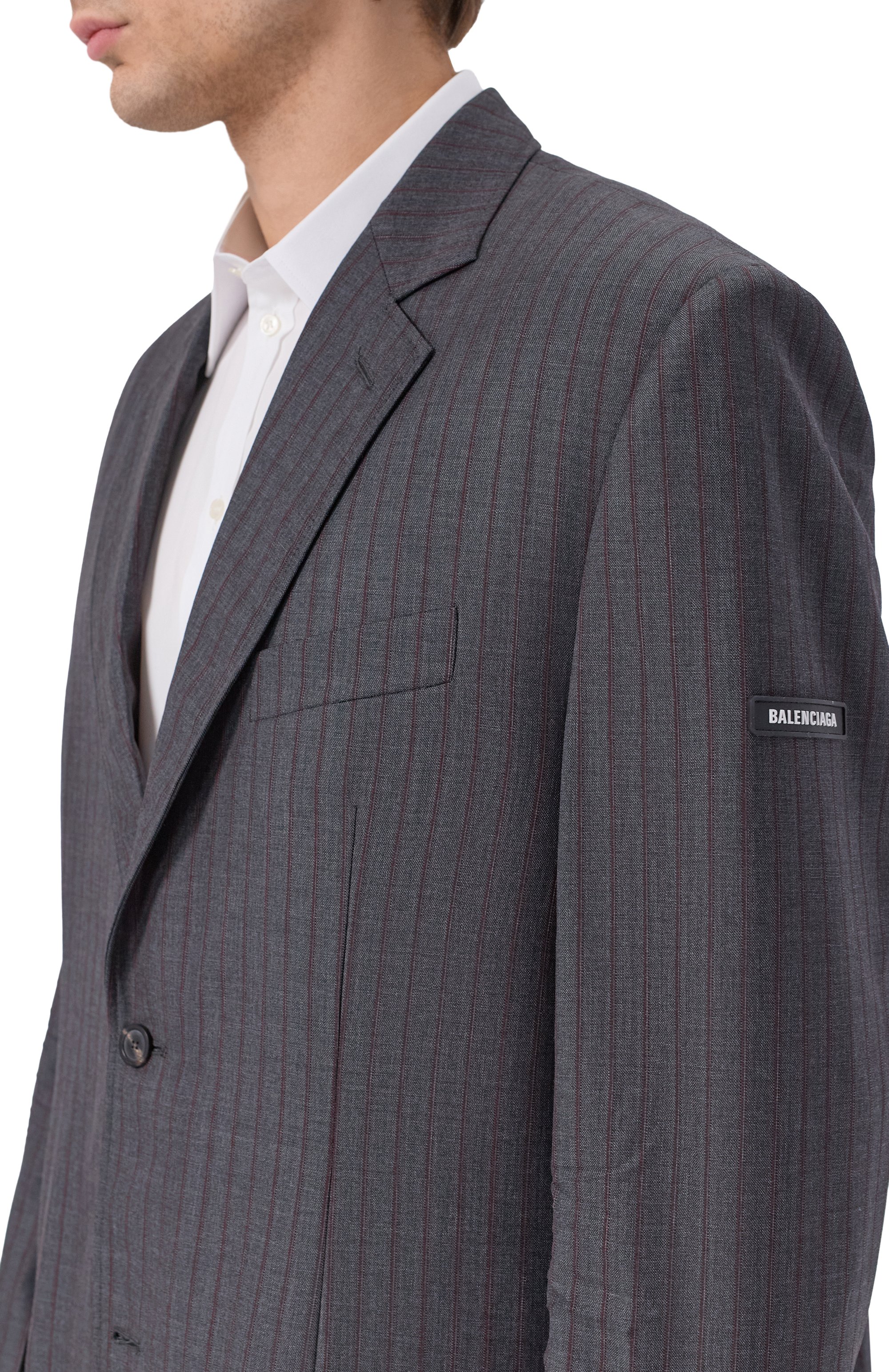 Шерстяной пиджак BALENCIAGA, арт. 850763/TPT05, фото 5
