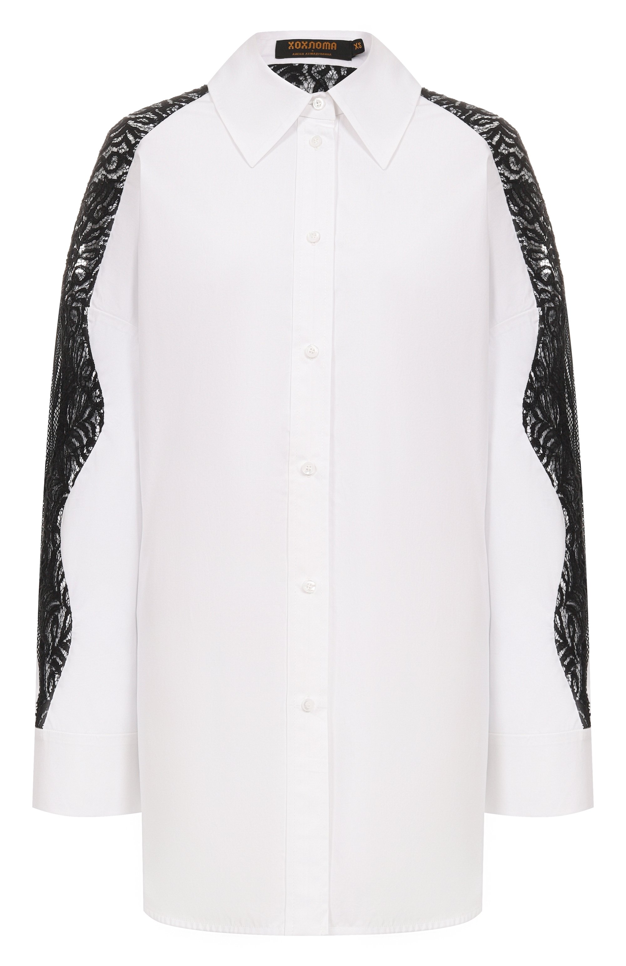 Хлопковая рубашка ХОХЛОМА Х АЛЕНА АХМАДУЛЛИНА, арт. WTB1321, фото 1