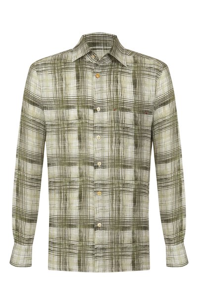 Мужская льняная рубашка KITON, арт. UMCNERH0924405