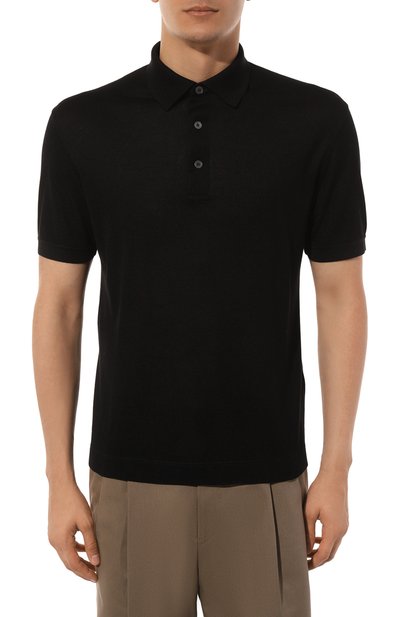 Шелковое поло ZEGNA, арт. UB330A5/B775365, фото 3