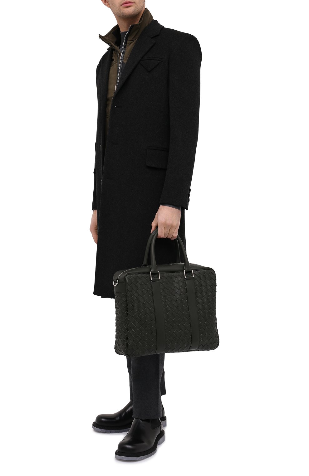 Кожаная сумка для ноутбука BOTTEGA VENETA, арт. 650372/V0E51, фото 2