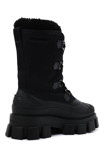 Комбинированные сапоги PRADA, арт. 2UE015-3LEO-F0002, фото 5