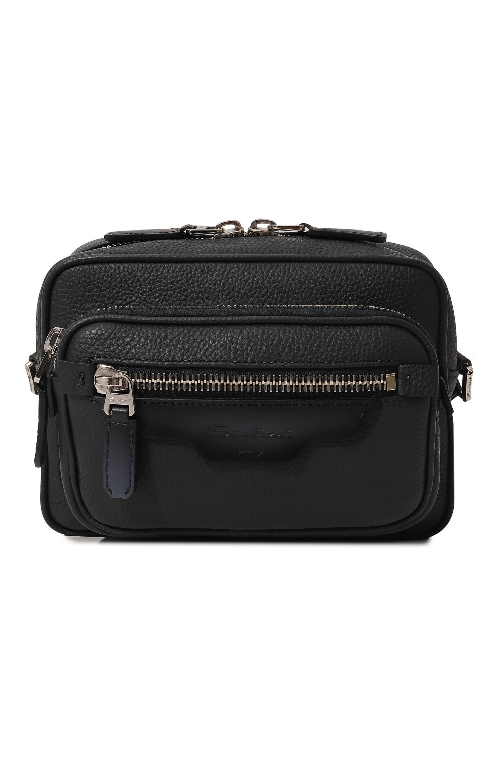 Сумка SANTONI темно-синего цвета по цене 174000 руб., арт. UIBBA2366EN-ASP6N01, фото 1 Сумка SANTONI, арт. UIBBA2366EN-ASP6N01, фото 1