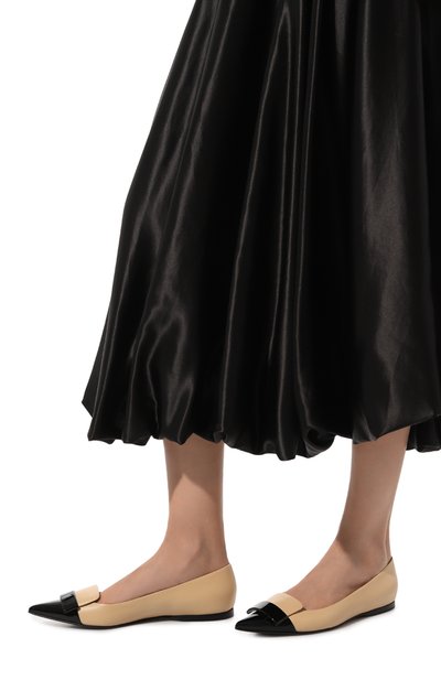 Кожаные балетки SERGIO ROSSI, арт. B07630/MFN595, фото 3