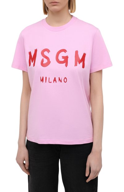 Хлопковая футболка MSGM, арт. 3041MDM60 217298, фото 3