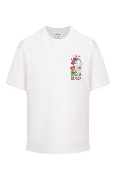 Женская хлопковая футболка CASABLANCA, арт. WS25-JTS-046-02