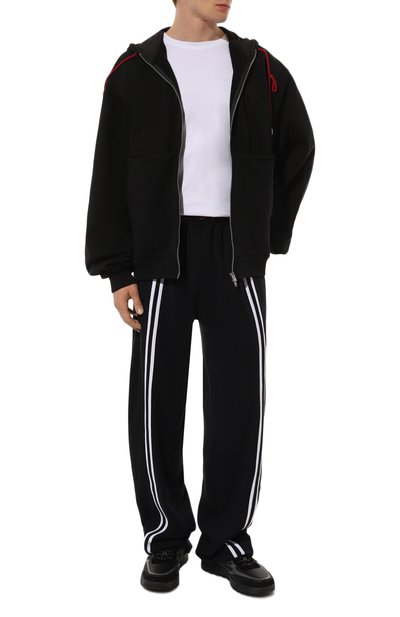 Хлопковая толстовка WHO_AM, арт. MZ1-P241-BLK/F, фото 2