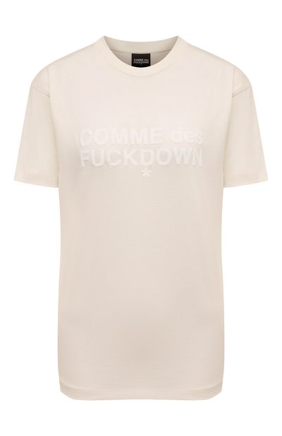 Женская хлопковая футболка COMME DES FUCKDOWN, арт. CFABW01021