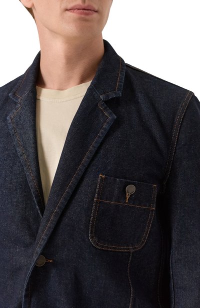 Джинсовая куртка UMA WANG темно-синего цвета по цене 88800 руб., арт. UM6532, фото 5 Джинсовая куртка UMA WANG, арт. UM6532, фото 5