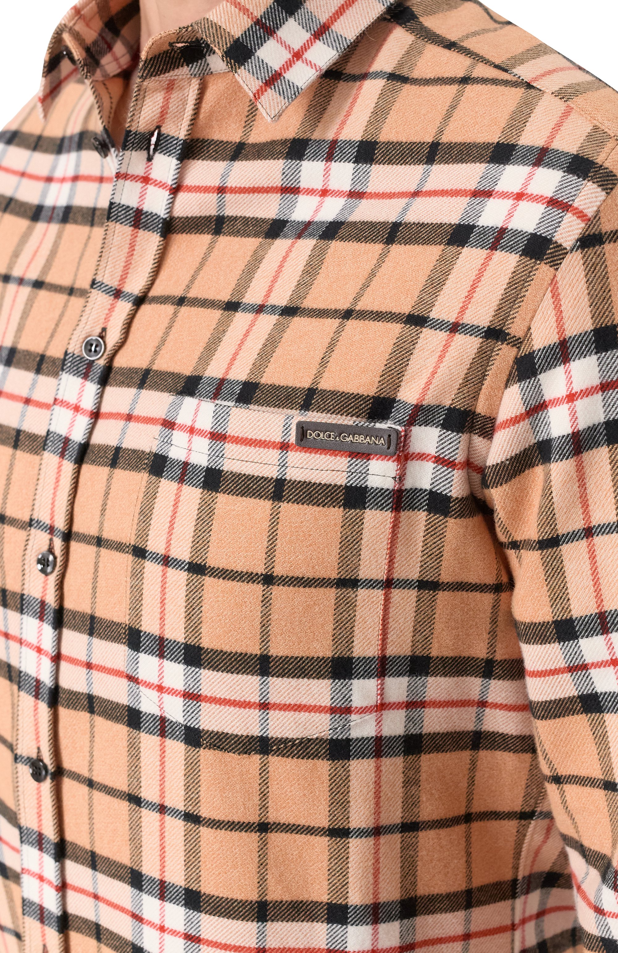 Хлопковая рубашка DOLCE & GABBANA, арт. G5JZ9T/FQ5NC, фото 5