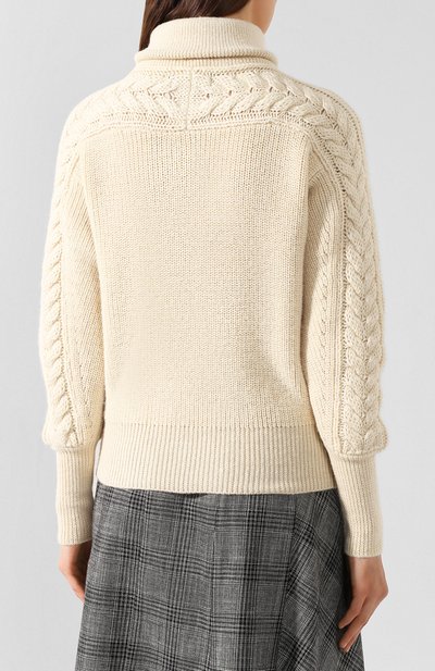 Шерстяной кардиган ISABEL MARANT бежевого цвета по цене 62600 руб., арт. CA0243-19H039I/LENZ, фото 4 Шерстяной кардиган ISABEL MARANT, арт. CA0243-19H039I/LENZ, фото 4