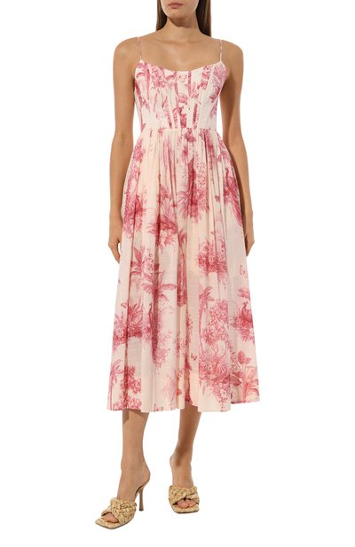 Хлопковое платье ZIMMERMANN, арт. 9928DSS243, фото 3