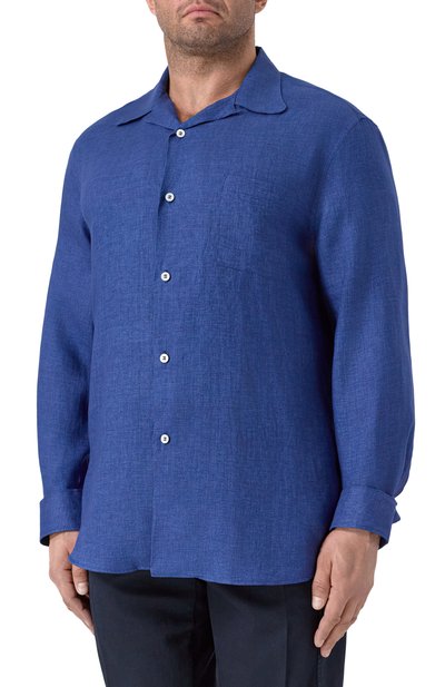 Льняная рубашка BRUNELLO CUCINELLI, арт. MM6950647, фото 3