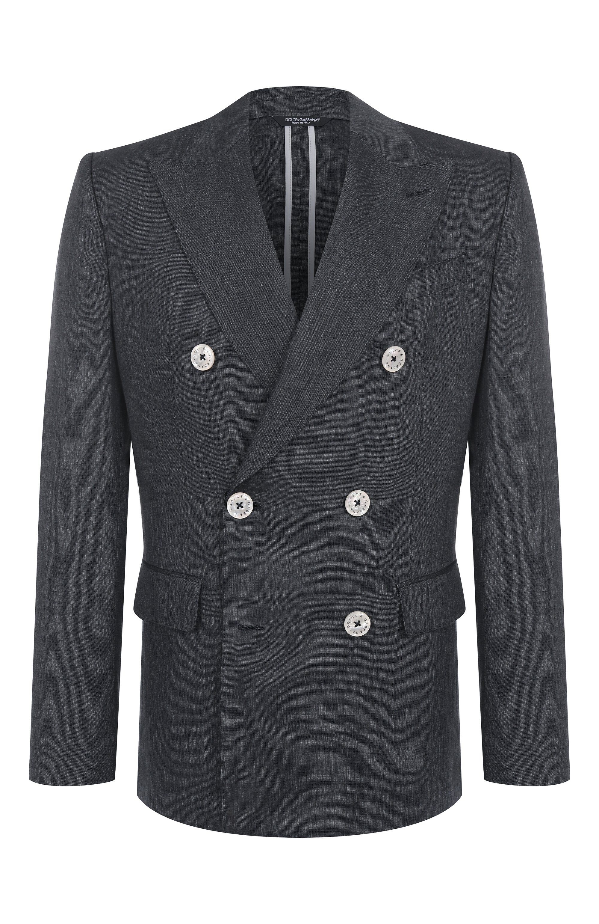 Льняной пиджак DOLCE & GABBANA, арт. G2QS7T/FU4MF, фото 1