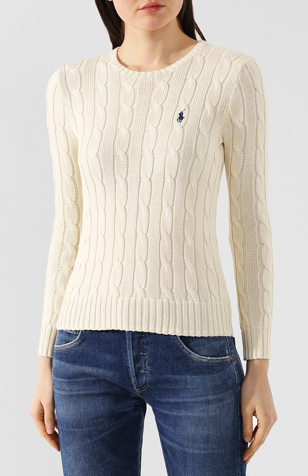 Хлопковый пуловер POLO RALPH LAUREN, арт. 211580009/0S098C09, фото 3